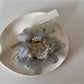 Gifty - Polyester Mesh Flower Ruffle Hair Tie