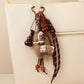 Keypus - Retro Horse Motif Bag Charm Keychain