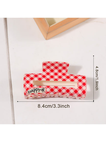Beau - Red Tone Claw Clip