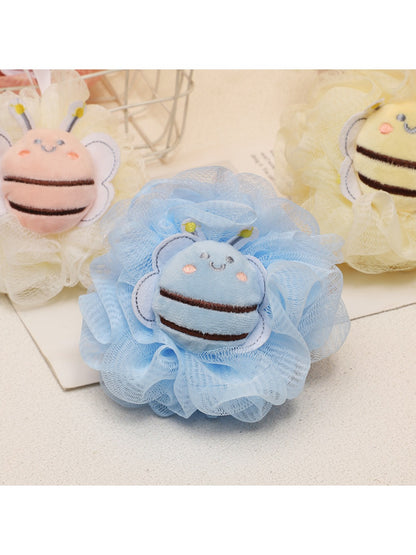 Papo - Cute Bee Cartoon Bath Puff Soft Foaming Mesh