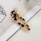 Beau - Glossy Teardrop Shaped Openwork Hair Clip