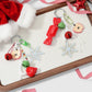 Keypus - Christmas Candy Snowflake Bell Keychain