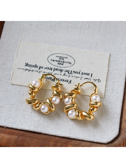 Earedge - Vintage Twisted Geometric Earrings