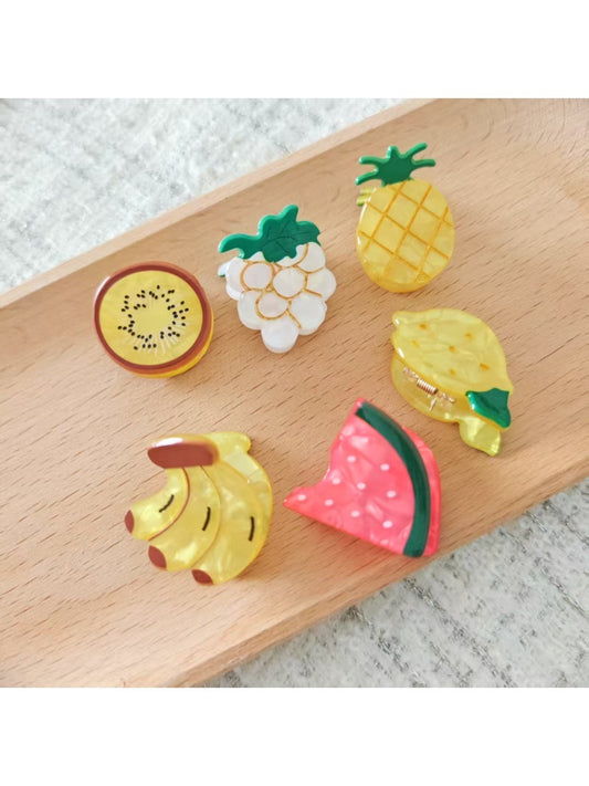 Beau - Mini Fruit-Embellished Hair Clip