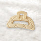 Beau - Geometric Hollow Out Plastic Alloy Claw Clip