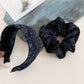 Gifty - Vintage Paisley Pattern Scrunchie Hair Hoop