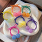 Gifty - Glossy Double Ball Elastic Ponytail Holder Hair Tie