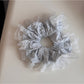 Gifty - Ruffled Openwork Lace Detail Scrunchie