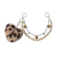 Keypus - Y2K Leopard Heart Chain Bag Charm Keychain