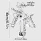 Keypus - Decorative Guitar Bow Detail Keychain