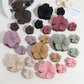 Beau - Matte Flower Shape Plastic Alloy Claw Clip