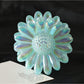 Beau - Flower Shaped Decorative Plastic Alloy Claw Clip