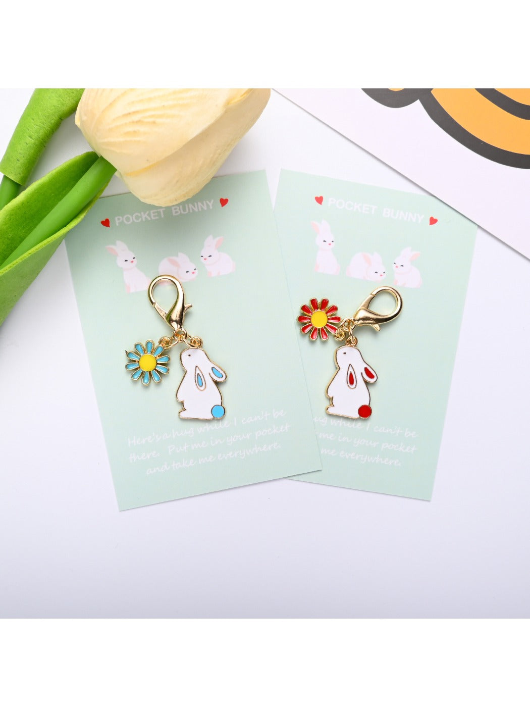 Keypus - Adorable Cartoon Bunny Keychain
