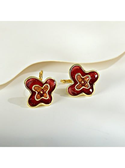 Earedge - Versatile Four-Leaf Earrings