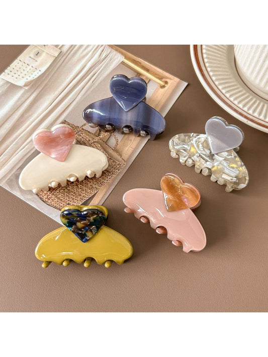 Beau - Sweet Heart Ombre Claw Clip