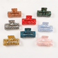 Beau - Rectangular Vintage Style Acrylic Claw Clip