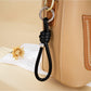 Keypus - Roman Knot Faux Leather Bag Charm Keychain