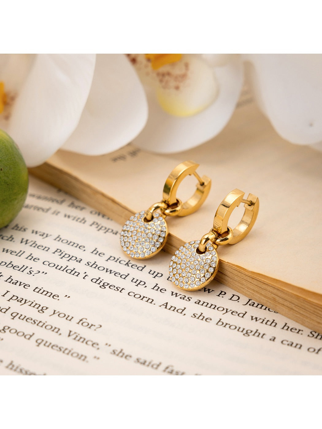 Earedge - Minimalist Round Drop Earrings