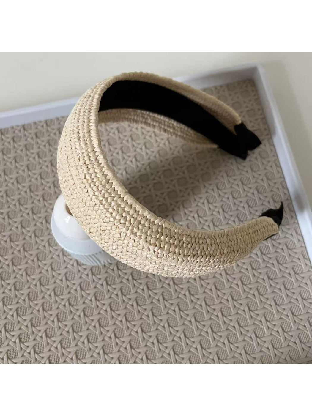 Gifty - Braided Look Wide Brim Fashion Headband