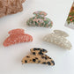 Beau - Elegant Textured Half Moon Claw Clip