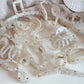 Beau - White Geometric Hair Claw Clip