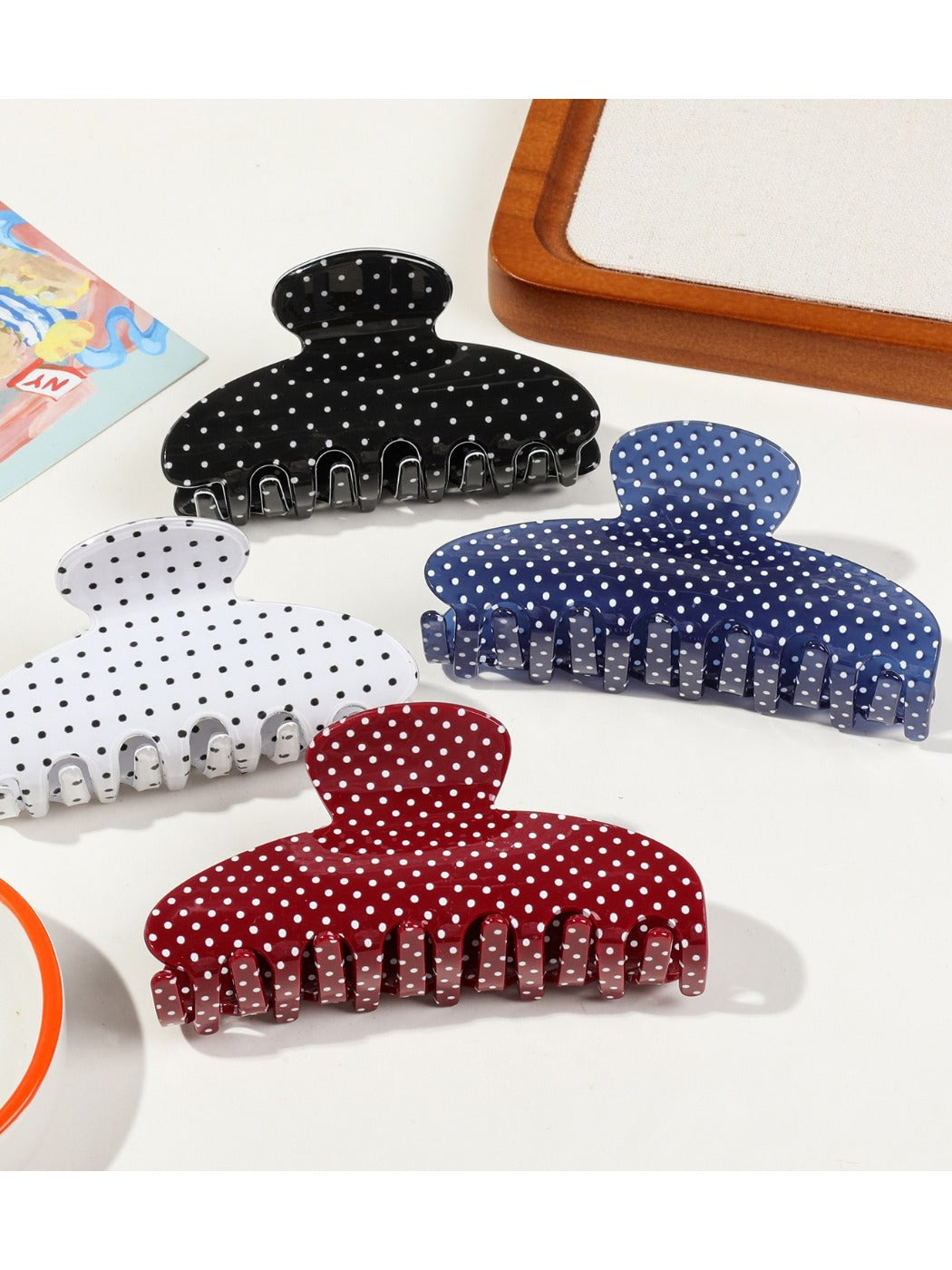 Beau - Polka Dot Hair Clip