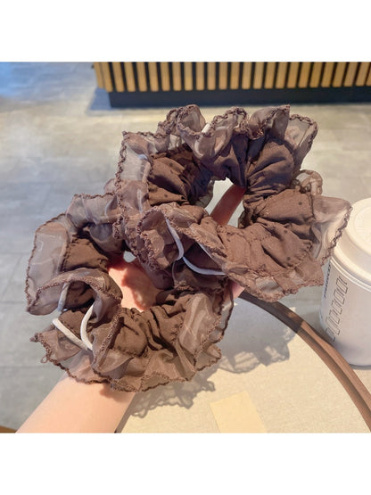 Gifty - Vintage Lace Trim Hair Scrunchie