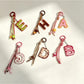 Keypus - Acrylic Alphabet Phone Charm Bag Chain Keychain