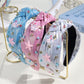 Gifty - Starfish Accent Sequined Wide Knot Headband