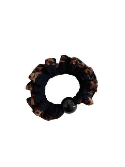 Gifty - Vintage Leopard Print Scrunchie