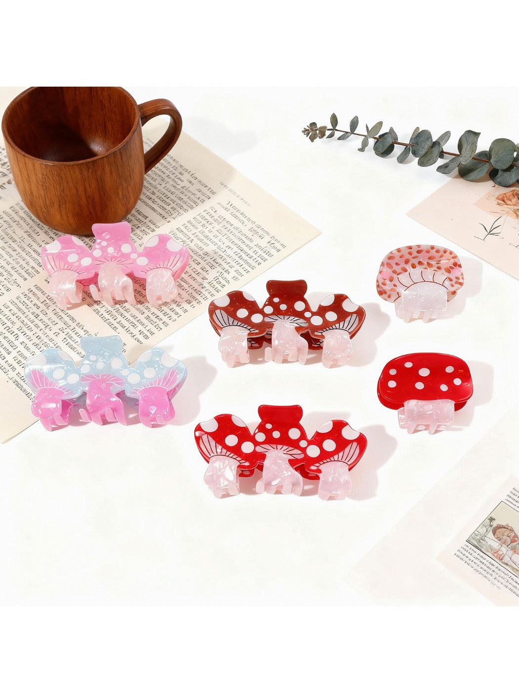 Beau - Cute Mushroom Shaped Hair Claw Clip