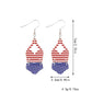 Earedge - Independence Day Theme Striped Earrings