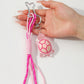 Keypus - Pink Cartoon Turtle Pendant Keychain