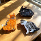Beau - Playful Cat Silhouette Design Claw Clip