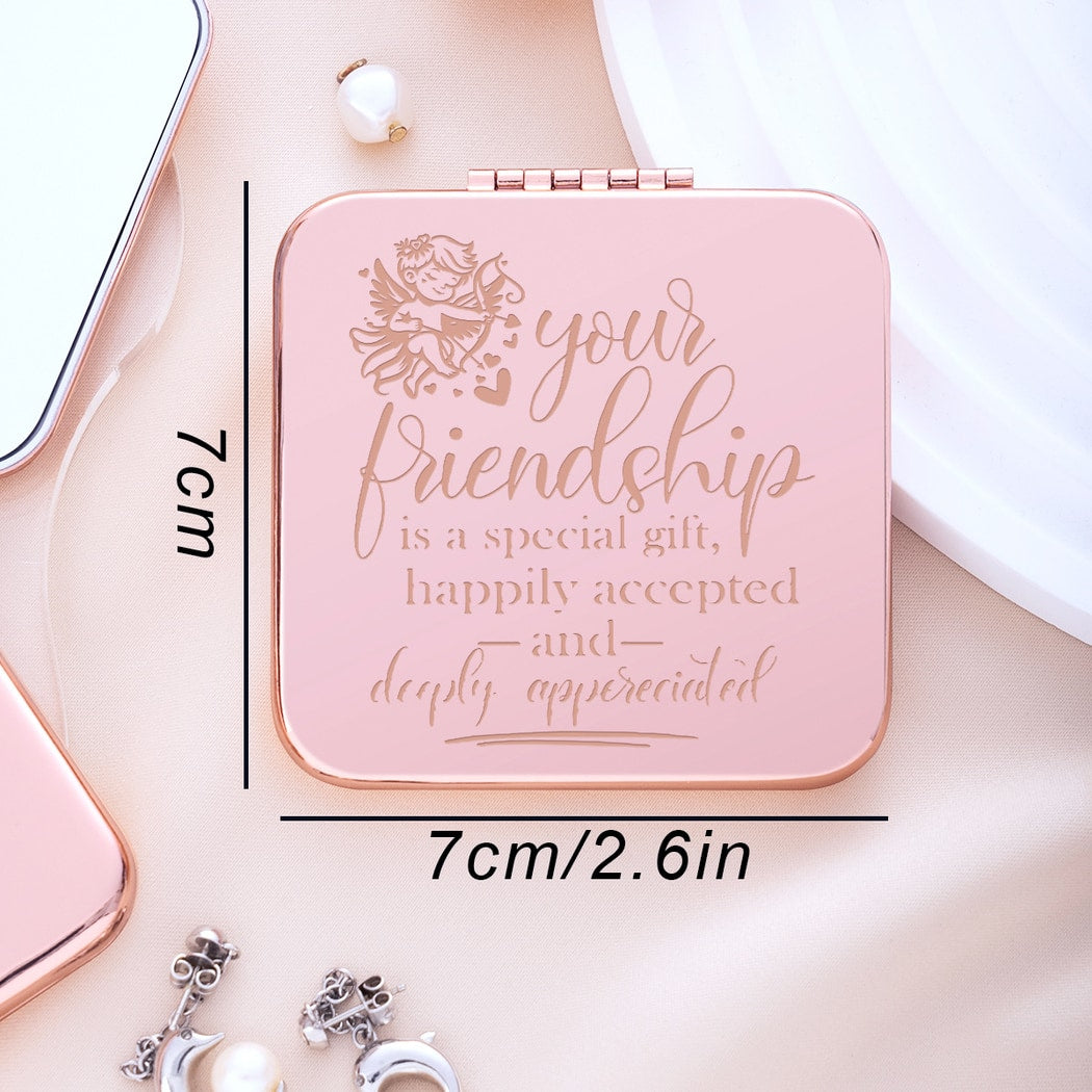 Mirroray - Square Folding Glass Makeup Vanity Mirror