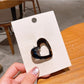 Beau - Beautiful Heart Shaped Acetate Hair Clip