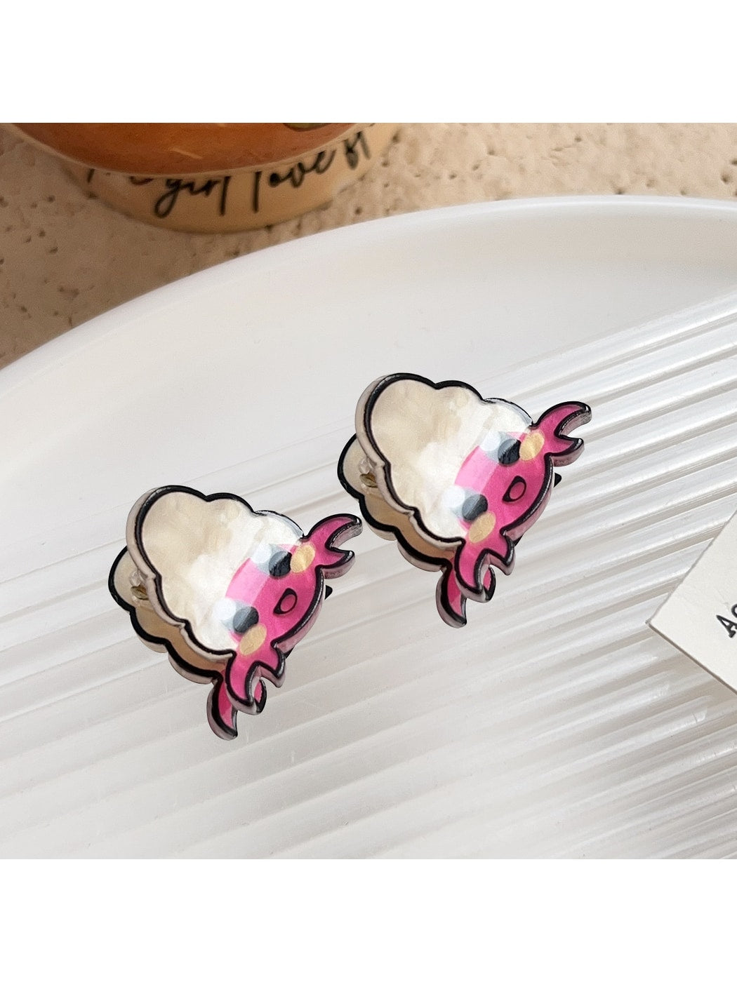 Beau - Cute Acrylic Sea Motif Cartoon Claw Clip