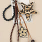 Keypus - Star Shape Beaded Woven Cord Keychain