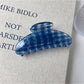 Beau - Blue Plaid Claw Clip