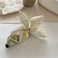 Beau - Lily Flower Satin Look Banana Clip