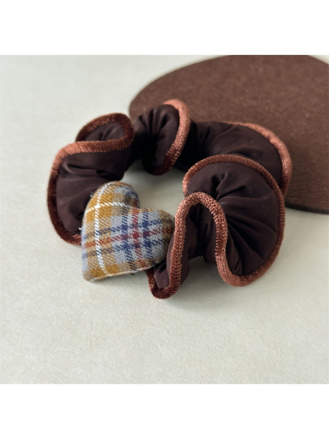 Gifty - Brown Heart Shaped Hair Tie