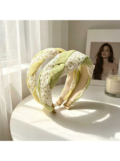 Gifty - Lace Daisy Woven Floral Decorative Headband