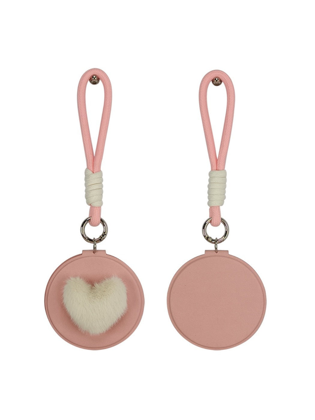 Mirroray - Cute Heart Plush Makeup Mirror