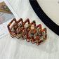 Beau - Diamond Shaped Openwork Claw Clip