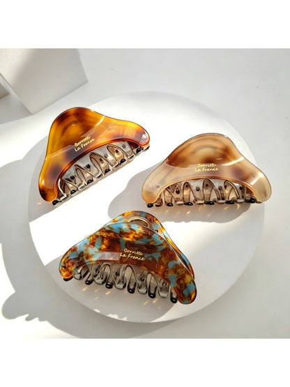 Beau - Acetate Triangle Jaw Hair Claw Clip