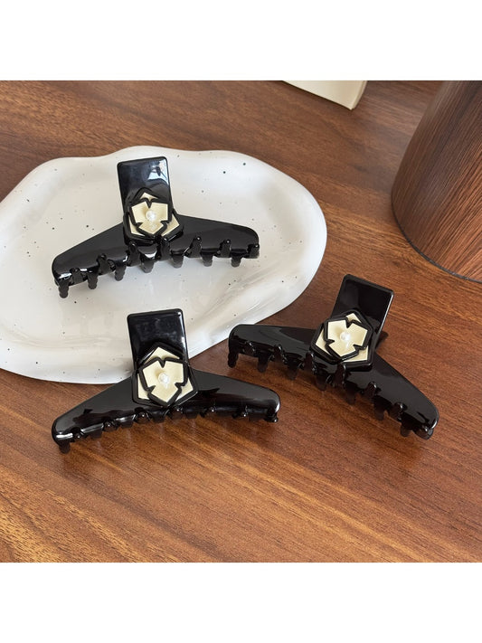 Beau - Small Floral-style Acetate Hairpin