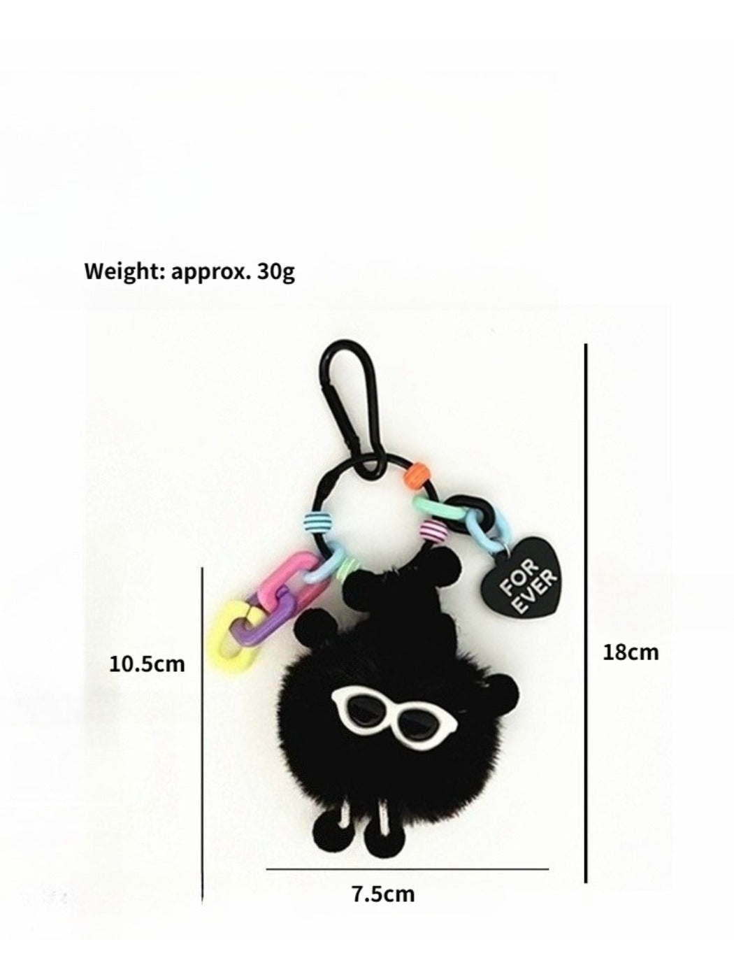 Keypus - Plush Pompom Bag Charm