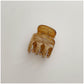 Beau - Vintage Pumpkin Shaped Claw Clip