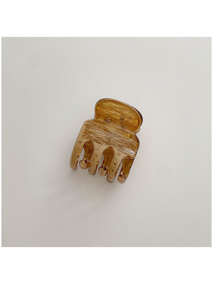 Beau - Vintage Pumpkin Shaped Claw Clip