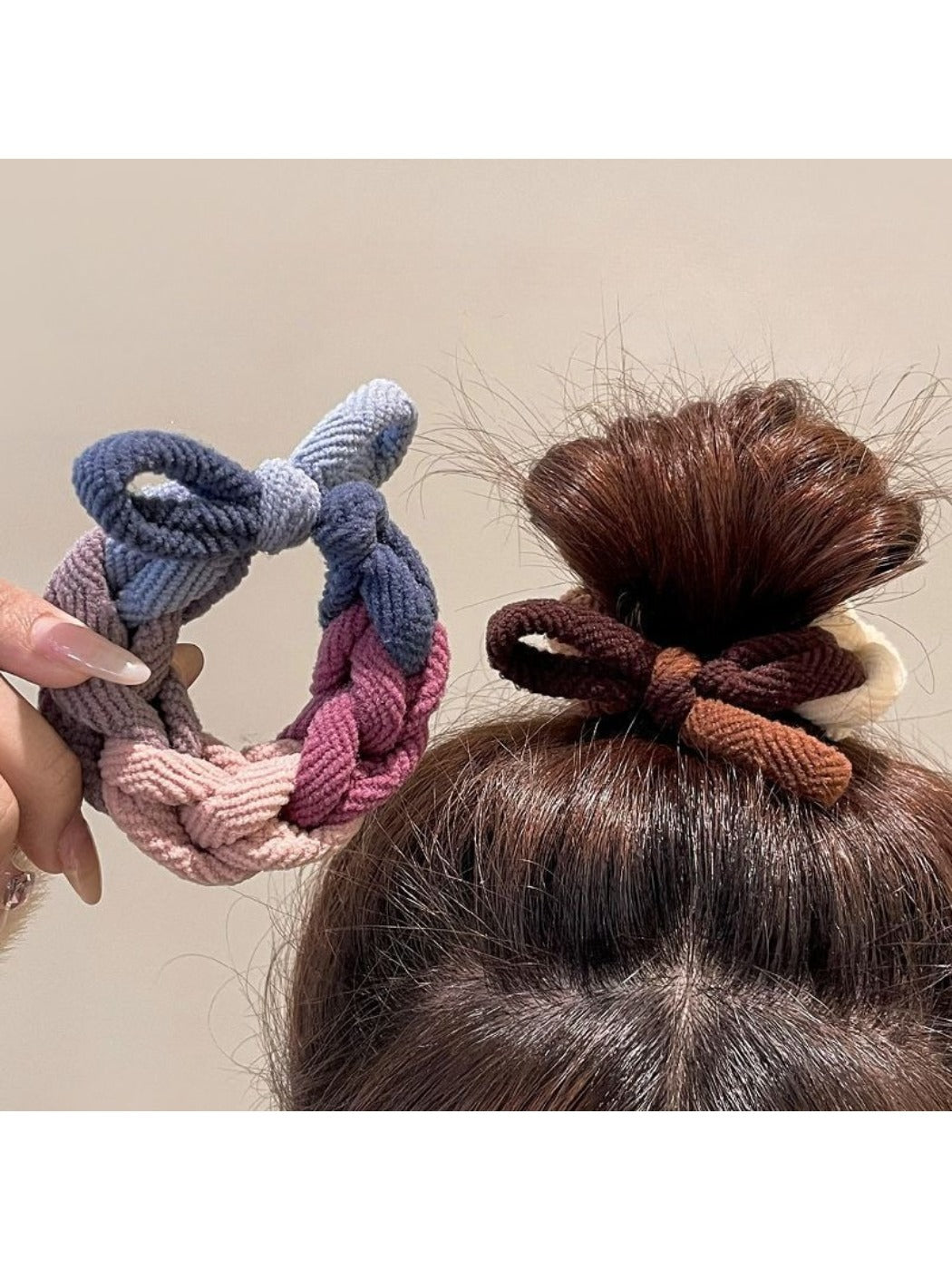 Gifty - Chic Colorful Bow Hair Ties